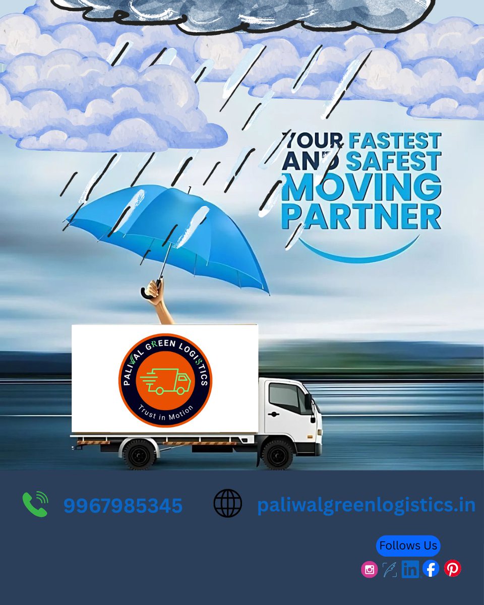 Paliwalgreenlog's tweet image. Your goods deserve safety &amp;amp; speed – no matter the weather. 🌧️🚚
Choose Paliwal Green Logistics:
✅ Fastest
✅ Safest
✅ Trusted Partner
#Logistics #TrustInMotion #MovingPartner
