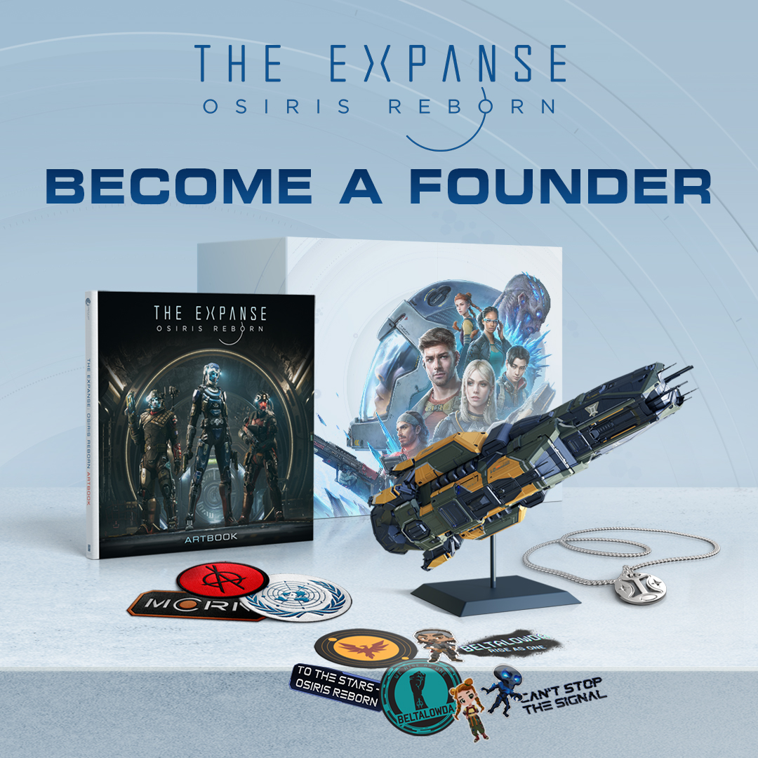 TheExpanseRPG's tweet photo. Do you want to see your name in the credits of The Expanse: Osiris Reborn? Or investigate what happened on Eros in a cool detective hat? Or maybe gain an exclusive Beta access and try the game before anyone else? Then consider becoming a Founder! (1/2) https://t.co/pzafsEpGMv
