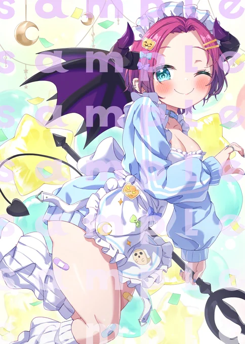 【お仕事告知】 白珠環さん()のプレゼント用イラストを描かせて頂きました! ジャージメイド!めちゃ似合ってらっしゃる 対になる11月イラストもお楽しみに!