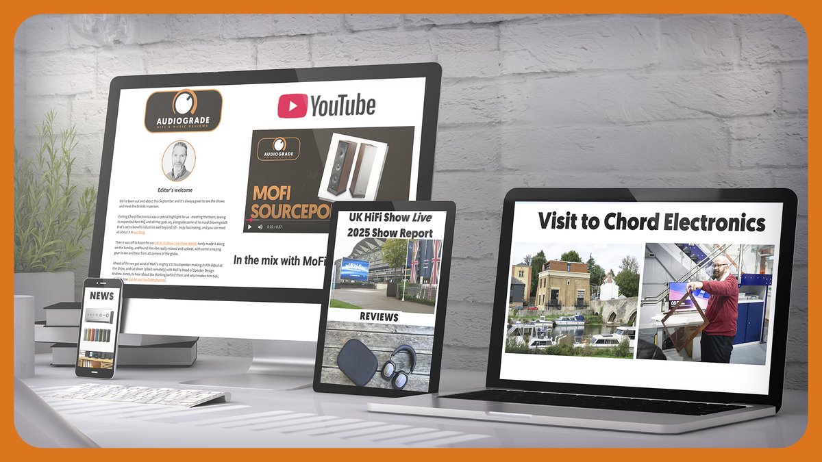 AudiogradeUK's tweet image. 🗞️ Our October round-up is out!
With news, reviews and events featuring @BowersWilkins, @ChordAudio, #HiFiShowLive, MoFi, @KEF_Global, @Simaudio & more...
👨💻 Read mailchi.mp/audiograde/oct…
✍️ Subscribe audiograde.uk/subscribe/