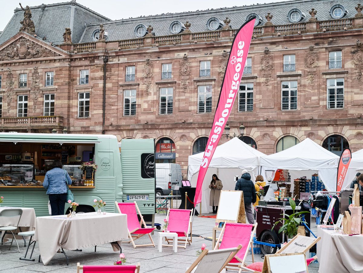 Le village de #lastrasbourgeoise, du 3 au 5 octobre, place Kléber à #Strasbourg. Une vitrine de la lutte contre le #cancer. #OctobreRose #octobrerose2025 #Alsace 
tinyurl.com/4vdv8hdb