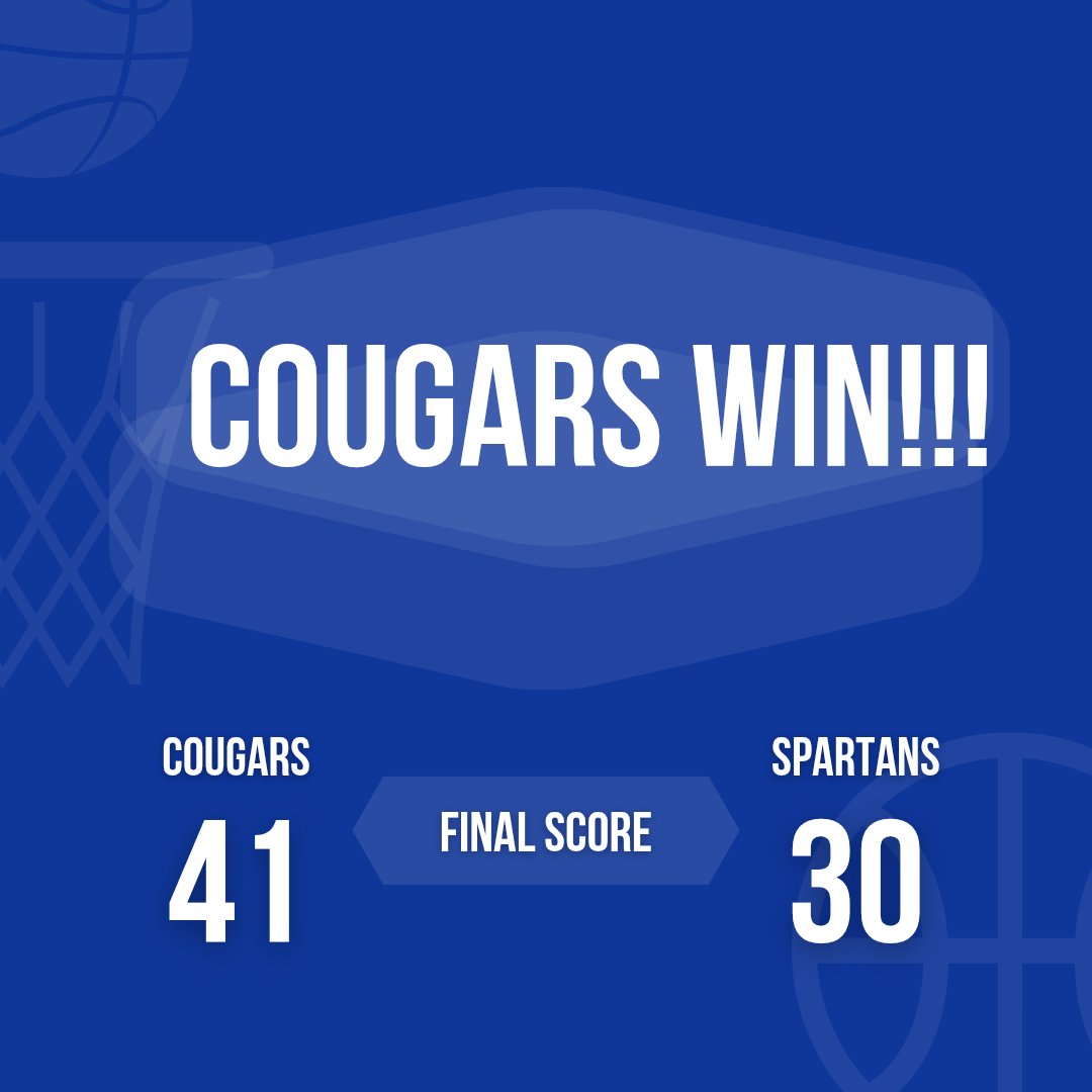 Our 7th grade girls basketball team is still undefeated after Monday nights win vs Aylor
#LetsGoCougars
