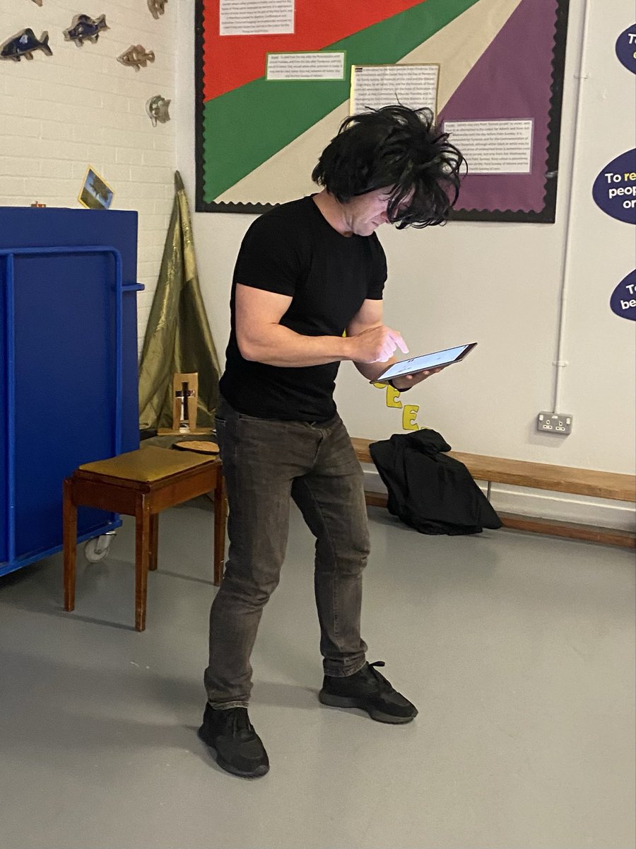 …: and the most valuable player on the staff team! Well done 🎸🥁🎸<a href="/StPetersAshton/">St Peter’s CE Ashton</a>