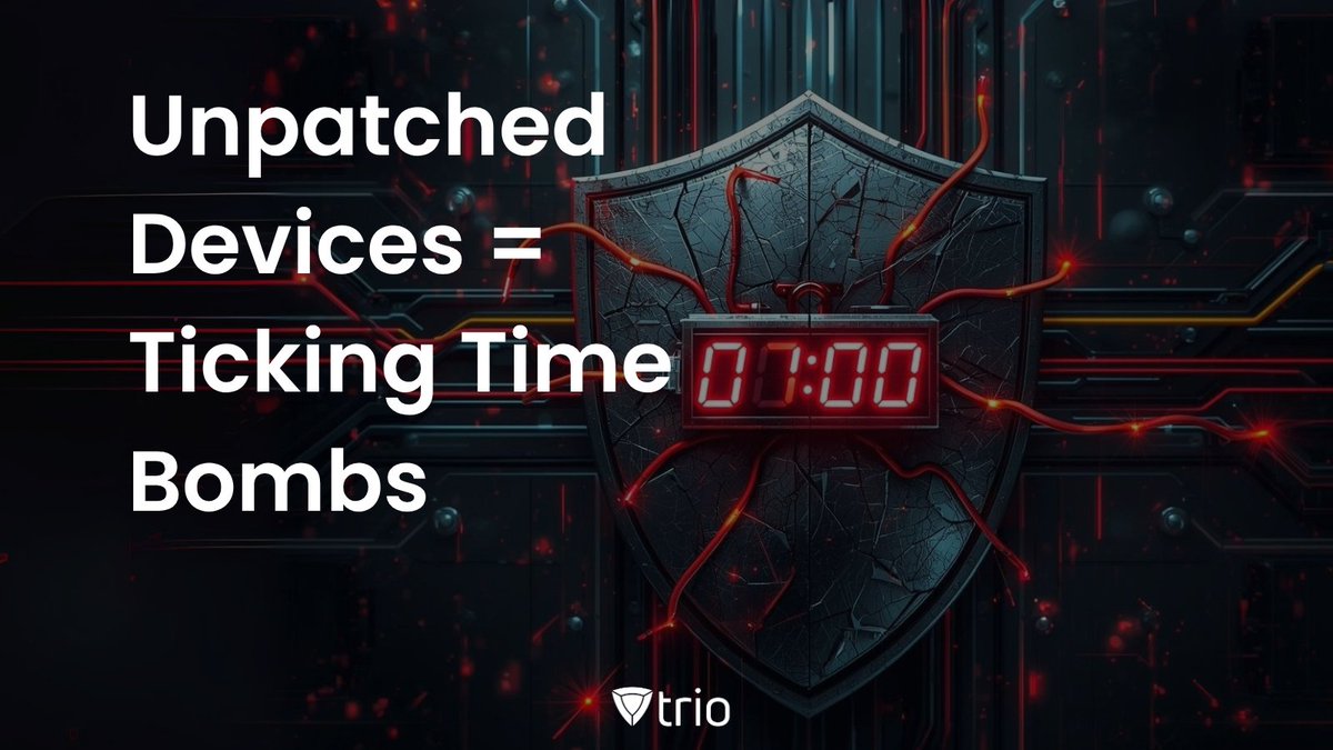 triosoftinc's tweet image. Unpatched devices = ticking time bombs.
60%+ of breaches happen bc fixes weren’t applied in time.
Automated patching = consistent updates, fewer gaps, stronger compliance, less IT stress.

👉 Full blog in comments
#MDM #CyberSecurity #DeviceSecurity