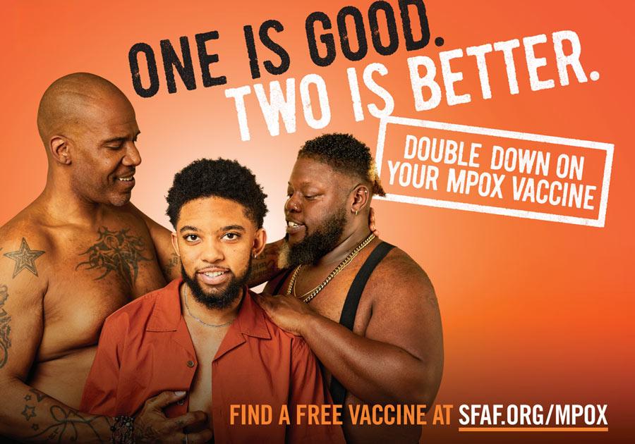 This ad really spoke to me. I encourage everyone to double up on your mpox vaccines now if you haven't already. If you have, good on you and hopefully I'll see you later😘