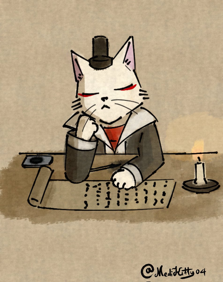 Medikitty04's tweet photo. Sleeping on the job
#whitecatlegend #libing https://t.co/qoNFExQiSM