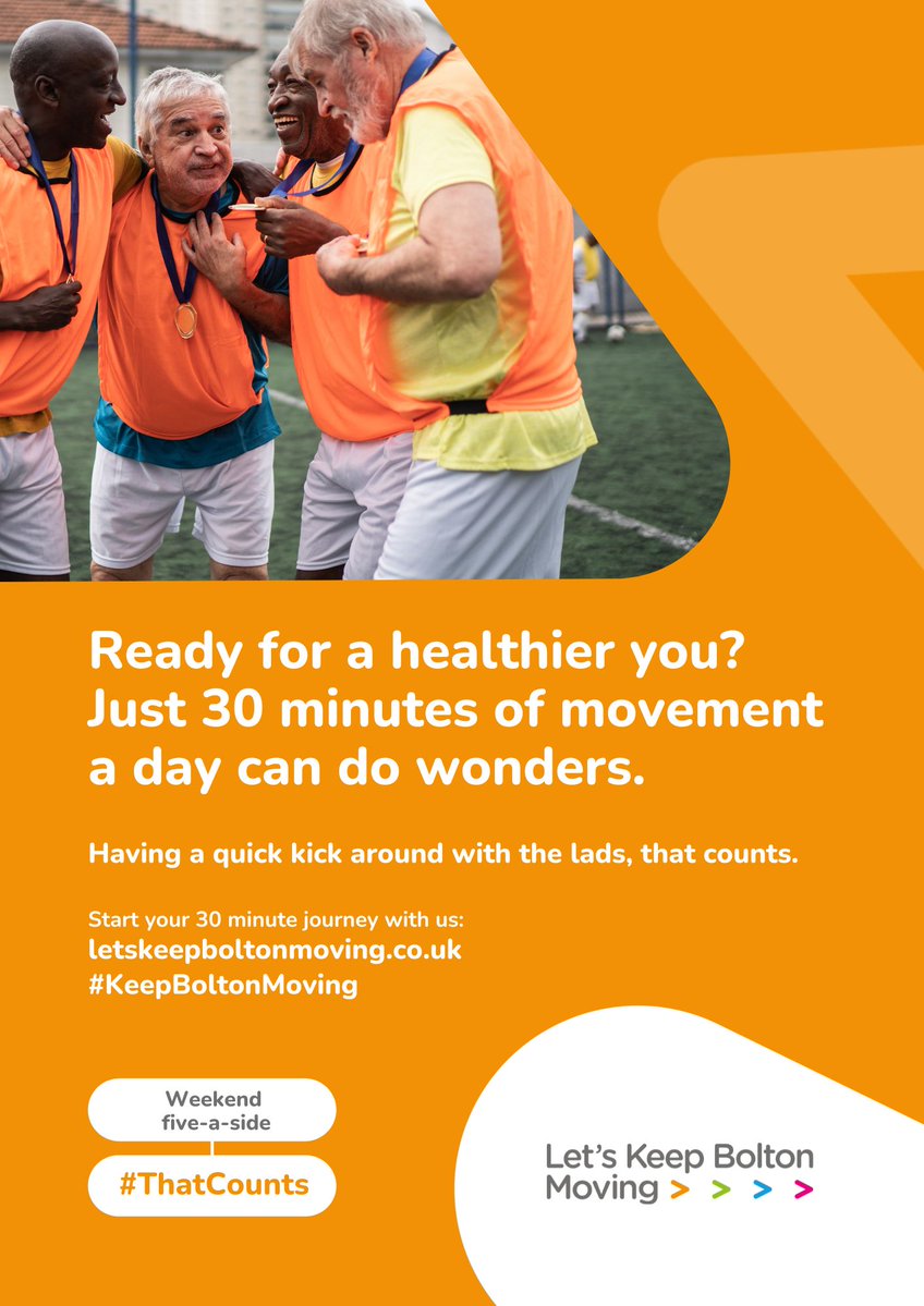 October = #NationalCholesterolMonth 🫀
Know your levels. Eat smart. Move more.
👉 letskeepboltonmoving.co.uk/eating.php
#NCM25 #BeTheBossOfYourCholesterol #LetsKeepBoltonMoving