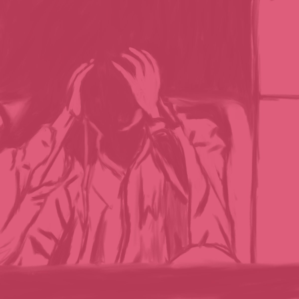 here's the underpainting of the digital painting i'm currently working on