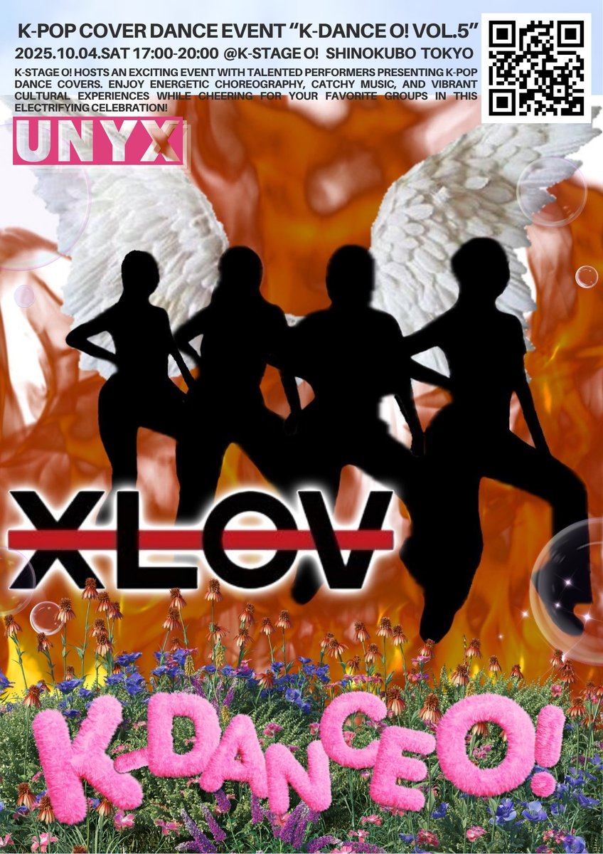 ／
  明日開催❣️チーム紹介9️⃣
＼

🌸 #Unyx 🌸

#XLOV/1&amp;only
のステージを披露🎶

#新大久保 K-Stage O! 主催
#KPOP #カバーダンス イベント
K-DANCE O! vol.5 10/4(土)開催✨

ゲスト #DIAZ
MC #RYO

🎫チケット好評販売中！
t.livepocket.jp/t/kdanceo_vol5

#KDance_O! #ㅋㄷㅇ!