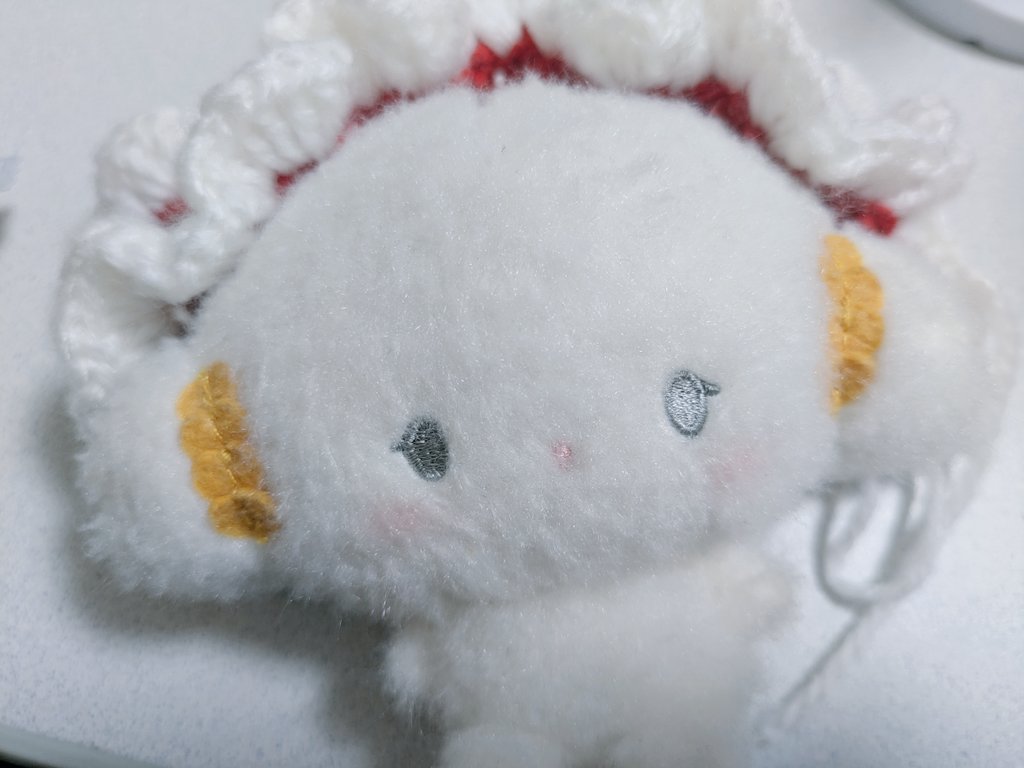 ヘッドドレスかわいいけど頭の形状的に付けられない😿