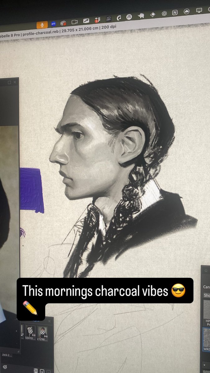 bennyeblen's tweet photo. Played around with some more realistic vs stylized study this morning  ✏️ https://t.co/5UWNBEmTZj