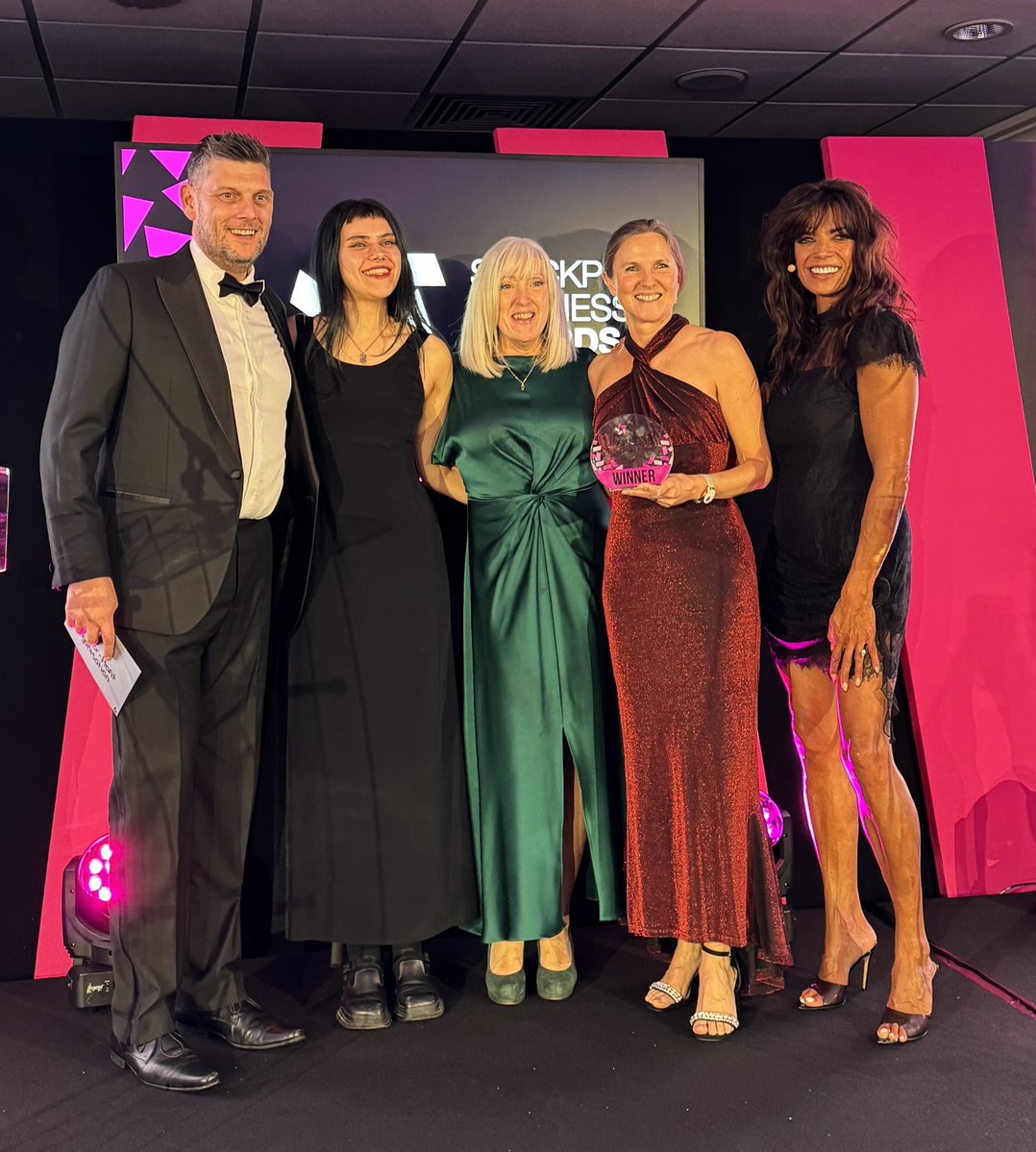 sageuk's tweet image. Proud to support the Stockport Business Awards! 🤩
Last night we celebrated incredible local businesses at @StockportCounty.
We were delighted to sponsor Best Not-For-Profit Organisation. Congratulations to @humane_research 🎉 #SBA2025