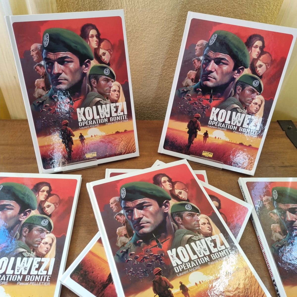 lestempsdavant's tweet photo. Bonjour a toutes et tous .
La BD des vétérans de Kolwezi est disponible ici : https://t.co/y8bFwO8RVj ! livraison en 48H @LegionEtrangere @Kepiblanc2REP @VetdeFrance @ecoledestap @troupesdemarine #legion #2rep #BD https://t.co/XGLw01vfvS
