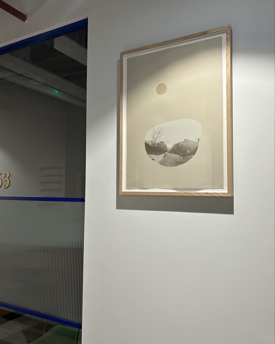 Some in situ shots from the newly opened coworking space, FOUNDRY Hove, just round the corner from Hove station, where I have some prints on display alongside a few other local printmakers. I think there will be a meet the artist reception next month, so I’ll keep you updated.