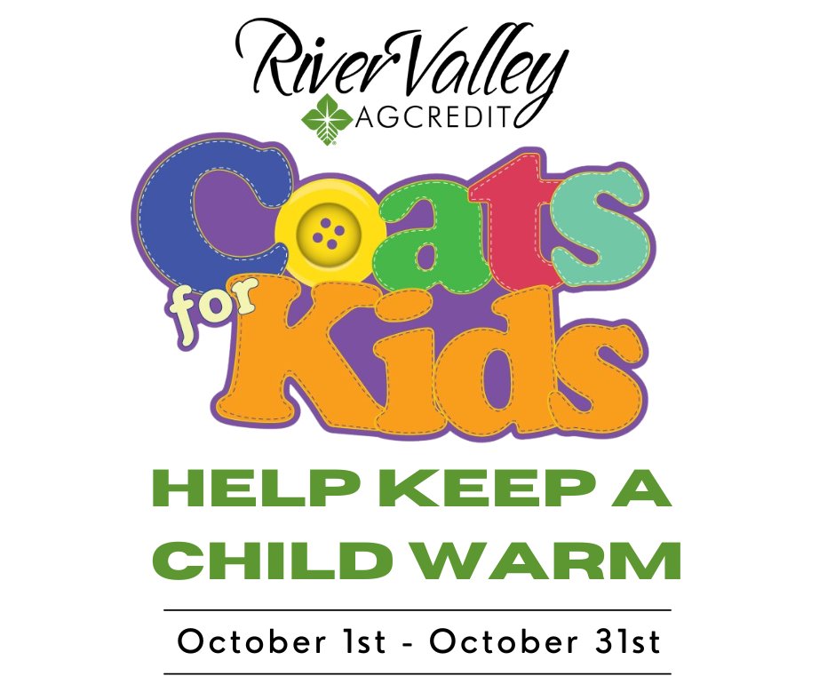 It's almost coat season... but not just for you! 
Help a kid bundle up this winter by donating a new or gently used coat at any RVAC location in Kentucky - now through October 31st. The coats will go to children in the county they are donated in. #CoatsforKids