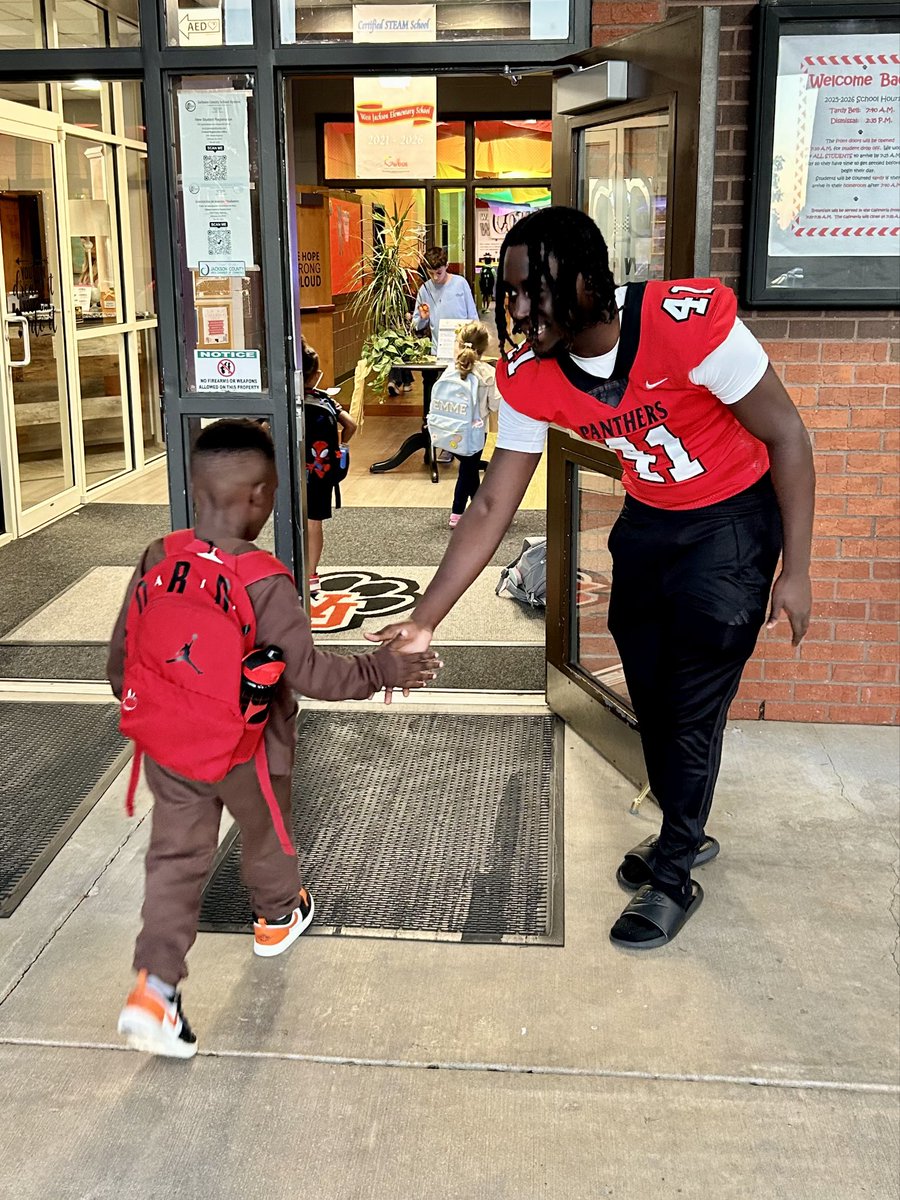 Home football=mornings with our future Panthers!  #ProudtobeJC