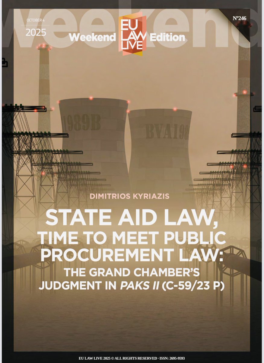 Just published a case comment on Paks II for <a href="/EulawLive/">EU Law Live</a> 

Many thanks to <a href="/DanielSarmiento/">Daniel Sarmiento</a> 

eulawlive.com/weekend-editio…