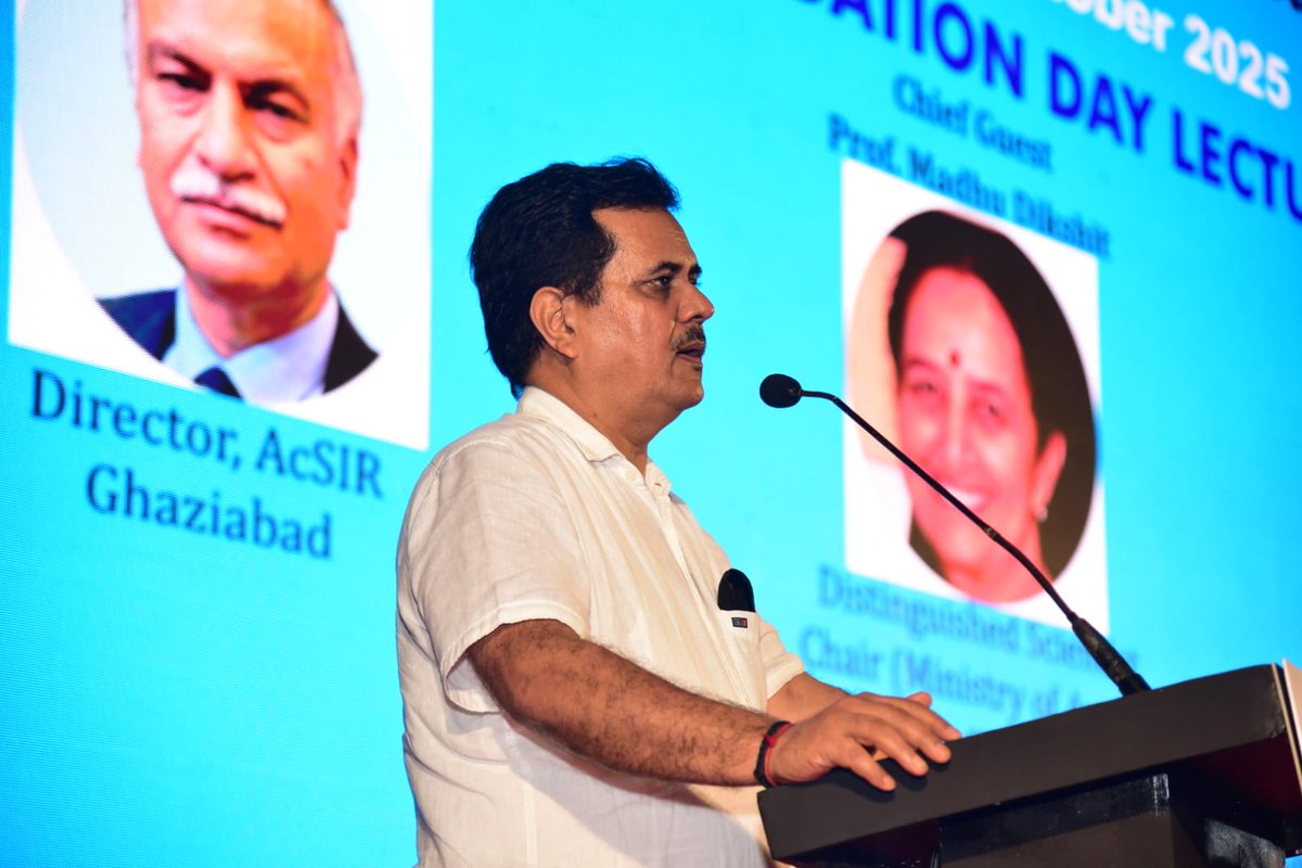 CSIRNIOGoa's tweet image. On the Occasion of the 84thCSIR Foundation Day, CSIR-National Institute of Oceanography hosted three public lectures, on the 3rd October 2025, in the NIO Auditorium, Dona Paula Goa.
