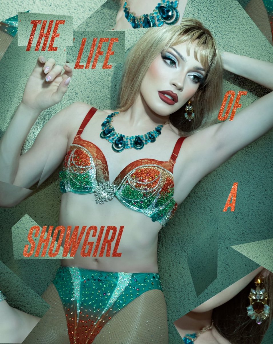 can we all take a minute to appreciate jenda envy’s (the drag queen taylor of orlando) showgirl photoshoot…