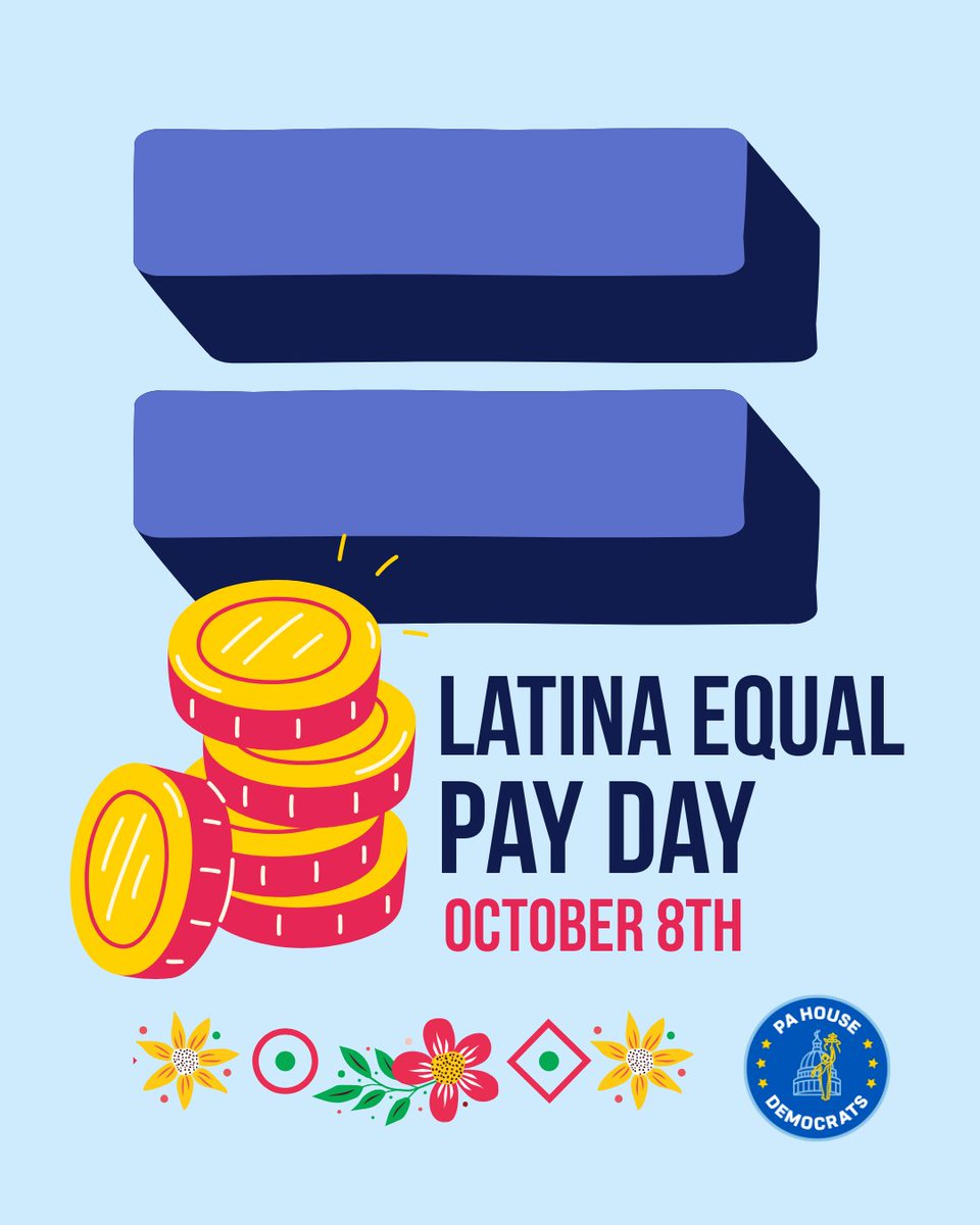 RepDanWilliams's tweet image. On Latina Equal Pay Day, we recognize the very real wage gap that persists into 2025. Equal pay for equal work is a right, not a privilege!