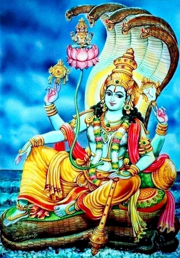 🌺।।24 Avatars of Bhagwan Sri Vishnu।।🌺

Bhagwan Sri Vishnu is described in the scriptures as taking several incarnations (Avatars) to protect Dharma and uphold cosmic balance.

Here are the 24 Avatars of Bhagwan Vishnu as per Srimad Bhagavatam;

A Thread 🧵