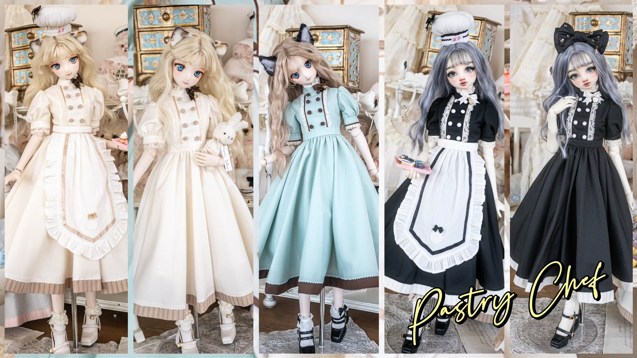 ラピ様♡オーダー❤️ショコラちゃん♡レディちゃん♡パニエ♡かご♡ 2/3(土)22:00〜出品致します❣️ ふわふわのロングヘアと短め