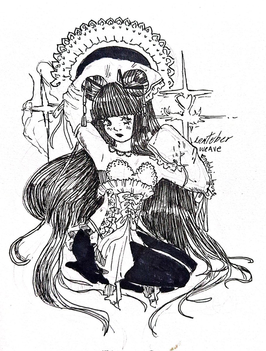 #Inktober2025 #weave #October