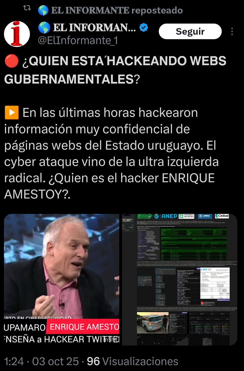No puedo negar que en el fondo este pobre tipo, con todo su odio y estupidez, alguna vez hasta me hace reír. No creo tener la capacidad para tales ataques, tampoco el del BHU. 
Igual gracias Bacigalupo, más material para las denuncias en su contra ante Fiscalía.