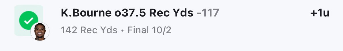 One play one winner last night with Bourne over 37.5 rec yards Bryce from <a href="/INISPod/">INEEEEDITSportsPod</a> came on the Etoft21sports Show &amp; we shared our week 5 bets click link to watch replay

youtube.com/live/rLP-Y0oBZ…

<a href="/dfsbachelor/">Dfsbachelor</a> &amp; I will be live at 415 giving our #dfs thoughts for Sunday. Click link