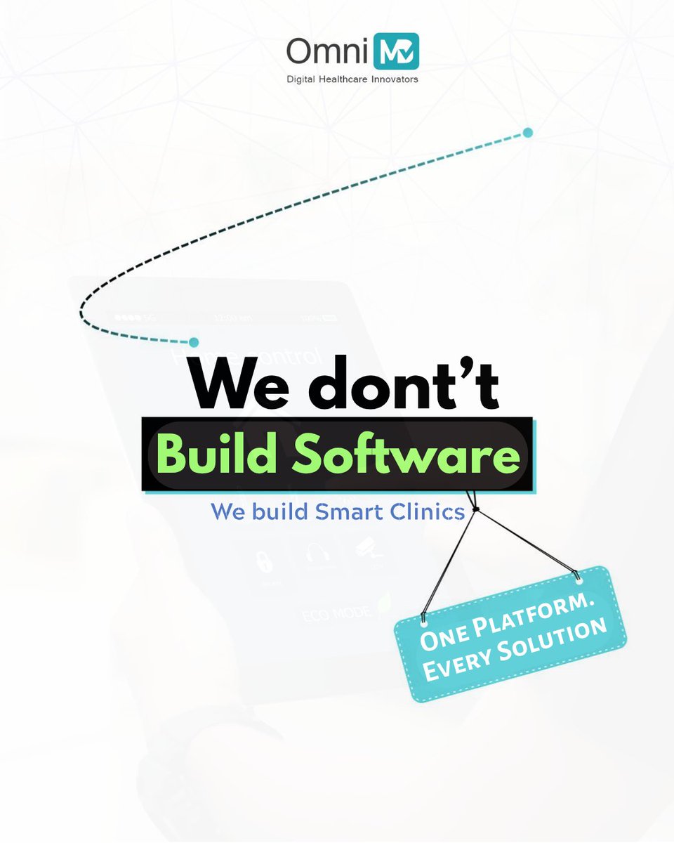 omnimd's tweet image. The future of healthcare isn’t more software, it’s smarter care, connected workflows & clinics without limits.
When tech fades into the background, patients come first.
Let’s connect and explore how OmniMD can transform your clinic.
omnimd.com/request-demo/
#OmniMD #SmartClinics