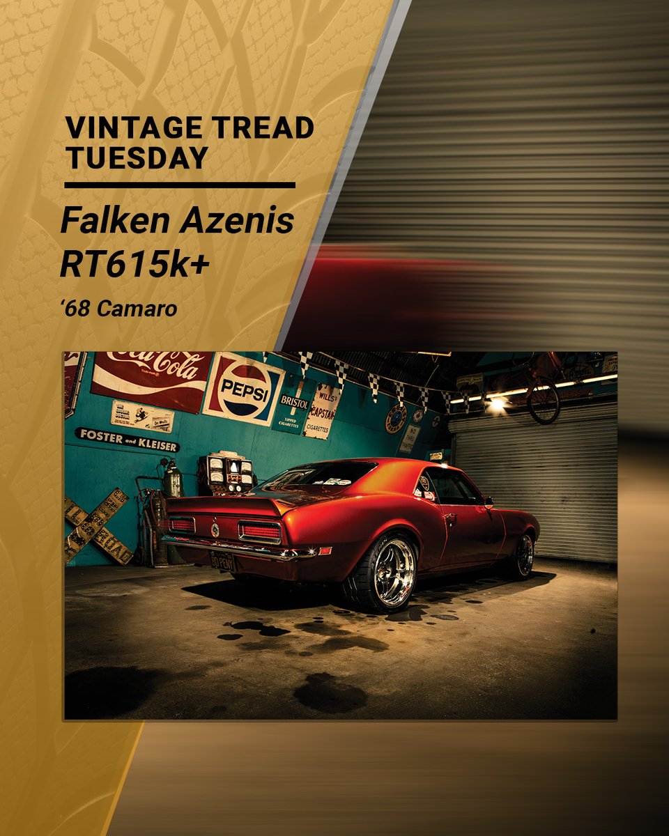 Vintage lines. Modern compound.

The ’68 Camaro wears Falken Azenis RT615K+, so the vintage lines can experience the very modern compound.

#VintageTreadThursday #68Camaro #FalkenAzenis #MovingWithYou