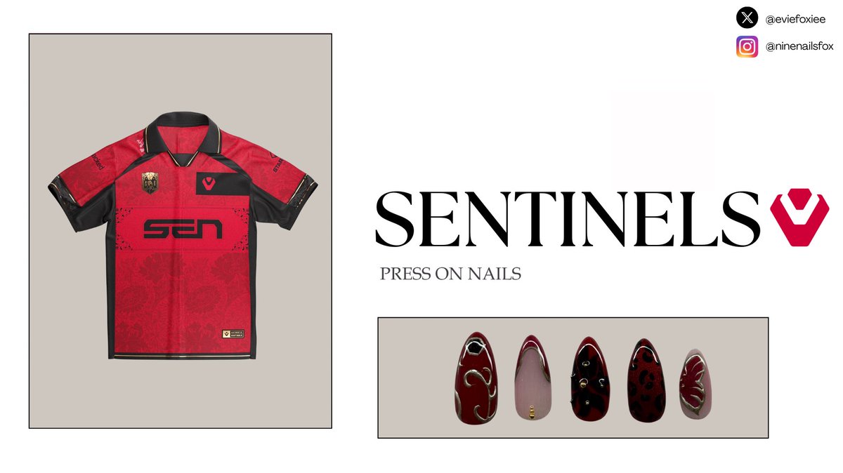 eviefoxiee's tweet image. GIVEAWAY VCT PRESS ON NAILS💅

Wanna match your nails with your favorite vct team jersey ? I got you! I’m giving away 2 vct press on nails sets from the team of your choice🤍 (only Europe)

🌙Follow @eviefoxiee 
❤️‍🔥Repost and reply with your fav team
✨Tag ur duo

Ends on 10/10!