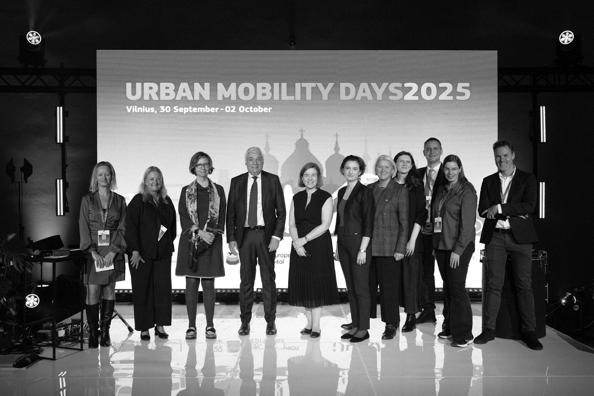cinea_eu's tweet image. ✨#UMD25 Excellent week of exchanges and inspiration from #EU #HorizonEU #Transport projects driving Europe’s urban mobility transformation in the @EUGreenCapital #Vilnius
Discover more on our support for cleaner, greener and more accessible mobility👉cinea.ec.europa.eu/publications/d…