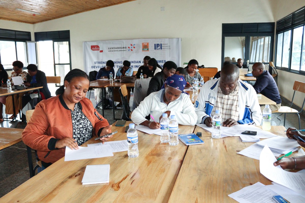 Day 🔟 in Musanze continued with practical work activities ✍🏾where Agri-MSME #entrepreneurs tested their grasp on taxation concepts, from filing basics to VAT rules. This hands-on session ensured they not only learned but also captured how to apply it in real business practice.