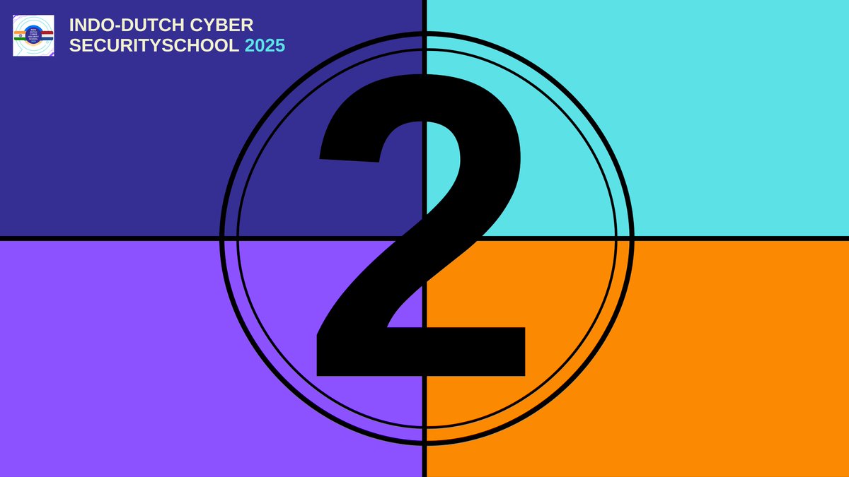 IDCSS25's tweet image. 2 days until the 8th edition of the Indo-Dutch Cyber Security School (IDCSS) begins! We&apos;re extremely excited to kick off with the Inaugural on October 6th! 

See you on MS Teams from 12:30-14:00 CEST/16:00-17:30 IST

@hcssnl @ccoe_hyd @DSCI_Connect @NLinIndia