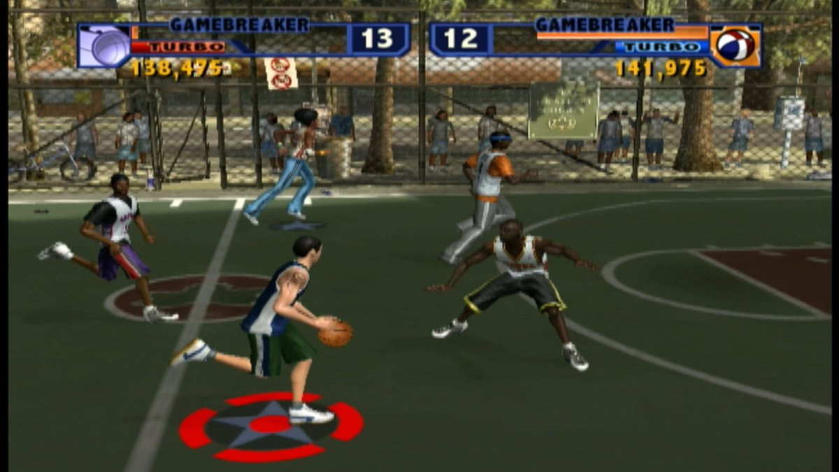 Nach der herausragenden Basketball-EM hat mich der Sport total gecatcht. Darum vertreibe ich meine Zeit mit dem spaßigen NBA Street Vol. 2.