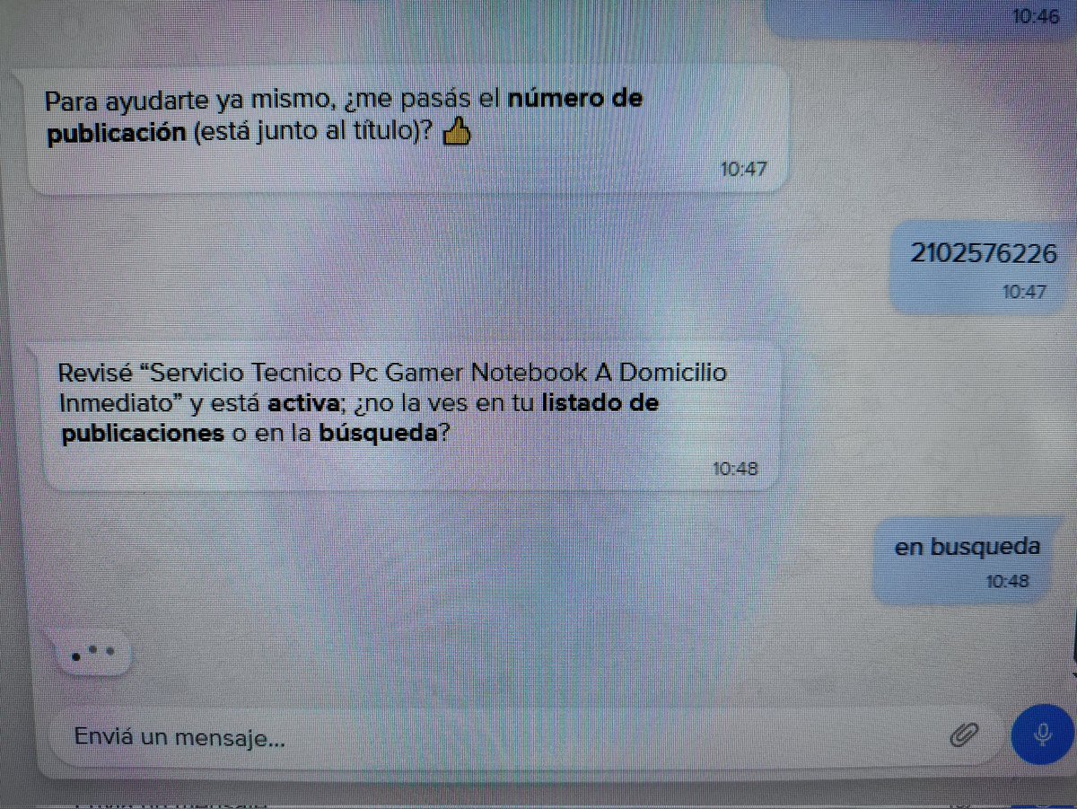 mchelo1973's tweet photo. @ML_Argentina no se ven mis publicaciones y están activas #1531567337 , ni tampoco la #2102576226. La inteligencia se quedó dormida https://t.co/DEdr8ELcUT
