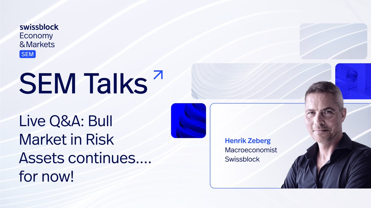 swissblock__'s tweet image. 🚨 Replay is live! Bull Market in Risk Assets… for now! 🚨
@HenrikZeberg breaks down:
🔹Titanic analogy: damage is done, but ship not under yet
🔹Why this isn’t 1998 — it’s 2007
🔹Dollar squeeze ahead
🔹Altseason already unfolding (BTC → ETH → SOL → alts)
👉 Watch here:…