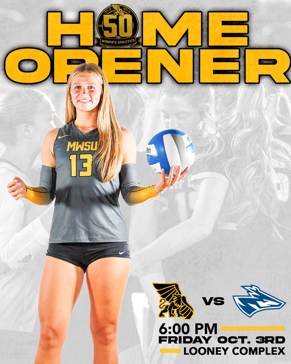 Match Day! 🏐

Home opener is here! Griffon Volleyball is back in Looney, taking on No. 3 Nebraska–Kearney.

⏰ 6 PM
🆚 No. 3 Nebraska-Kearney
🏟️ Looney Complex
📻 bit.ly/3WmhhWG
📺 bit.ly/48d0JYz
📊 bit.ly/48jeN2N

#BlackisGold🔔| #FightOn50