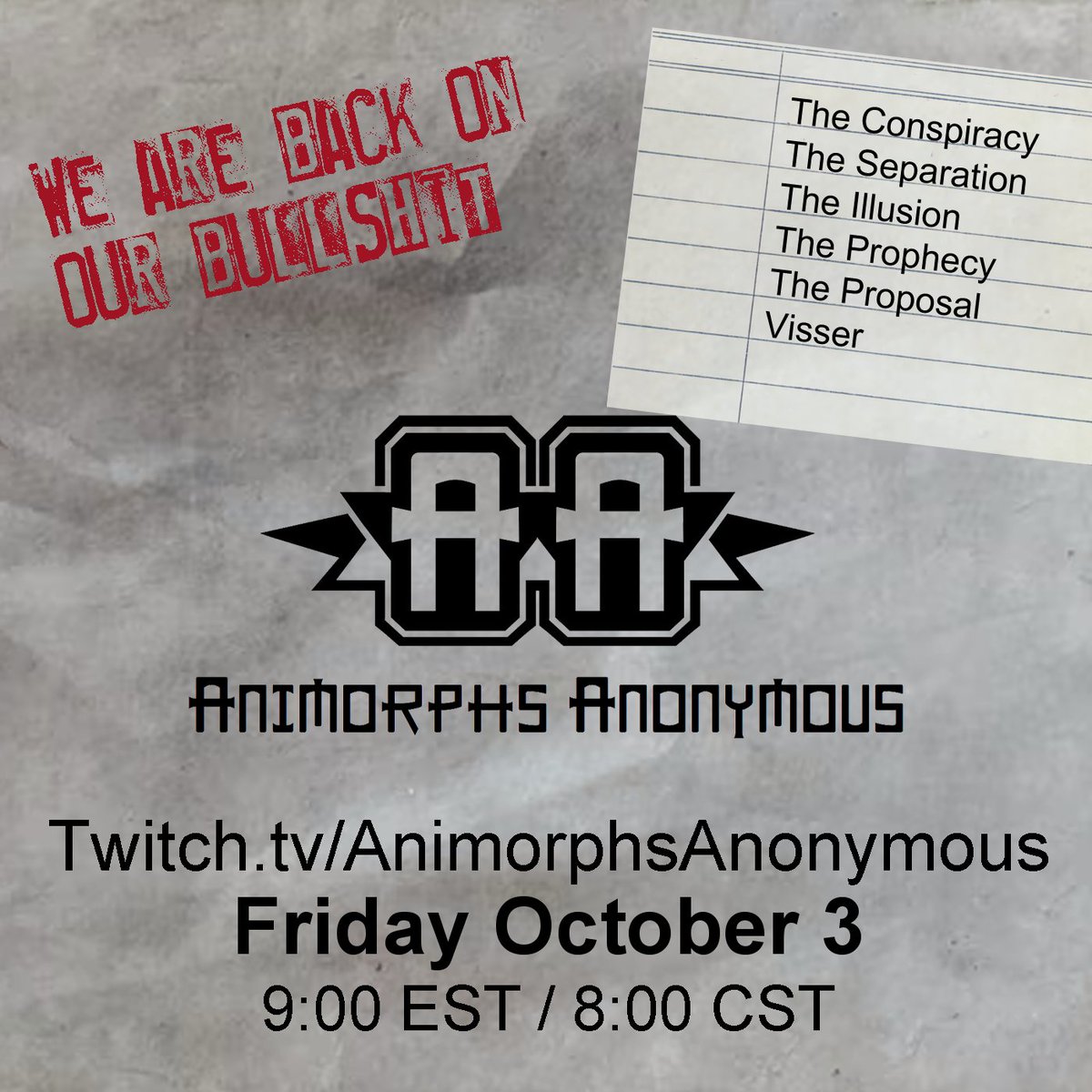 Animorphs Anonymous tweet media