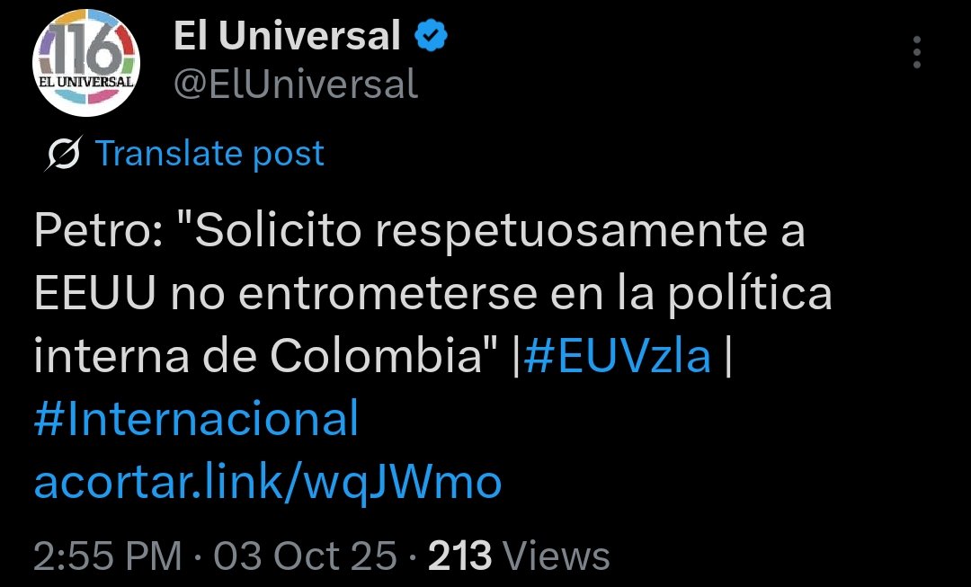 arevalex's tweet image. Esto de @petrogustavo de llamar a la insubordinación a los militares estadounidenses desde suelo americano, y una semana después pedir a los #EEUU no meterse en la política de #Colombia, no se... Pero bueno,  #PetroLiderMundial