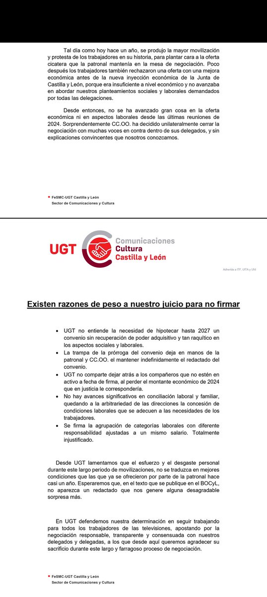 El convenio de la vergüenza. Además de una subida que no soluciona el problema, dinero sin consolidar, dejar tirados a los que se fueron en 2024 ,si te ascienden a responsable ,POR CONVENIO COBRAS LO MISMO QUE SI NO FUERAS RESPONSABLE ¿existe esto en algún convenio ? <a href="/empleogob/">Ministerio Trabajo y Economía Social</a>