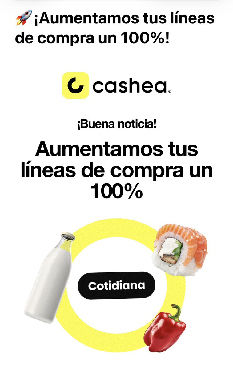 Y Cashea sigue premiando a sus clientes fieles… hoy me enviaron este correo… que bueno, gracias #Cashea 👏👏👏