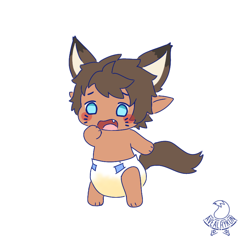 Soggy chibi shebby! What else is there to say~ 💧

/    ヽ  ノ \ 
( ﾐ  ^  @ ^ ﾐ)ﾉ

🎨 <a href="/avealrykun/">Avealry-kun 🟢 Commission Open! (2/15 slots)</a> 
#abdl #abdlcommunity