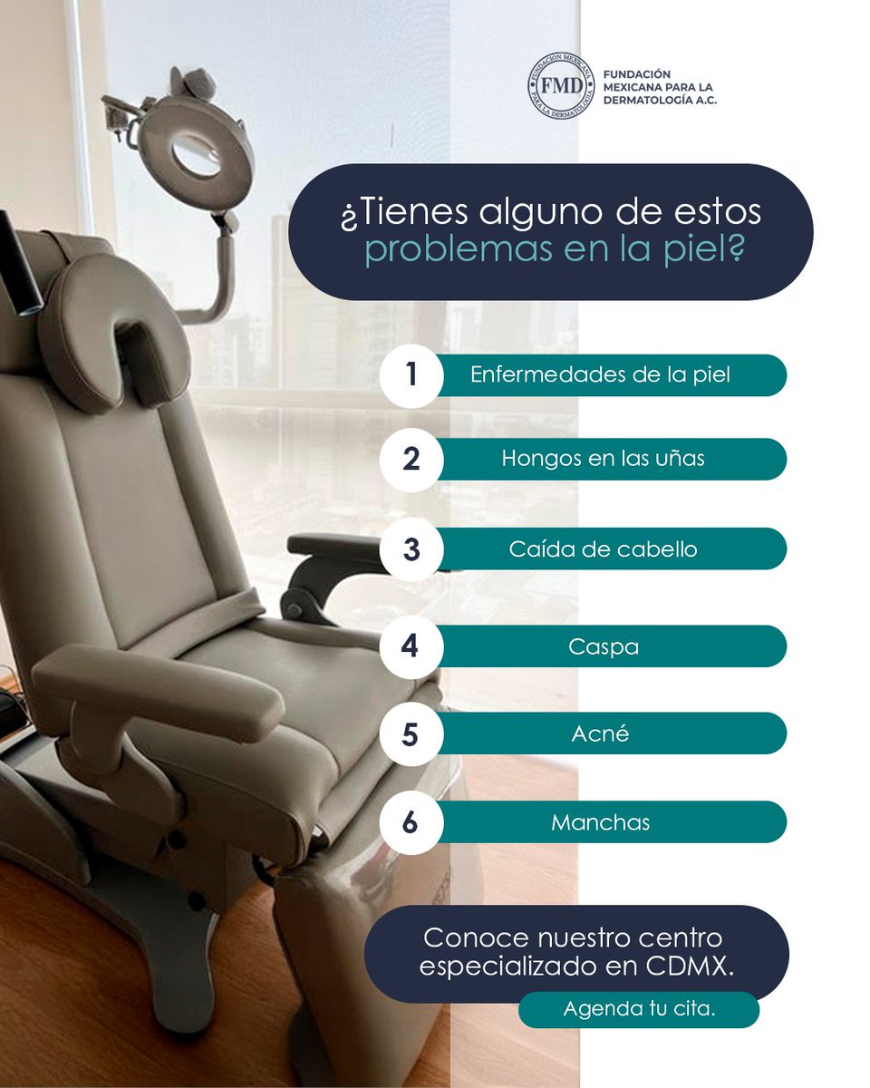 Te esperamos en Francisco, Petrarca 223, Int. 303, Piso 3 Polanco, haz tu cita por WhatsApp y empieza hoy a cuidar tu piel.
Agenda al 5590930613

#FMD #Consultorio #consultaDermatologica