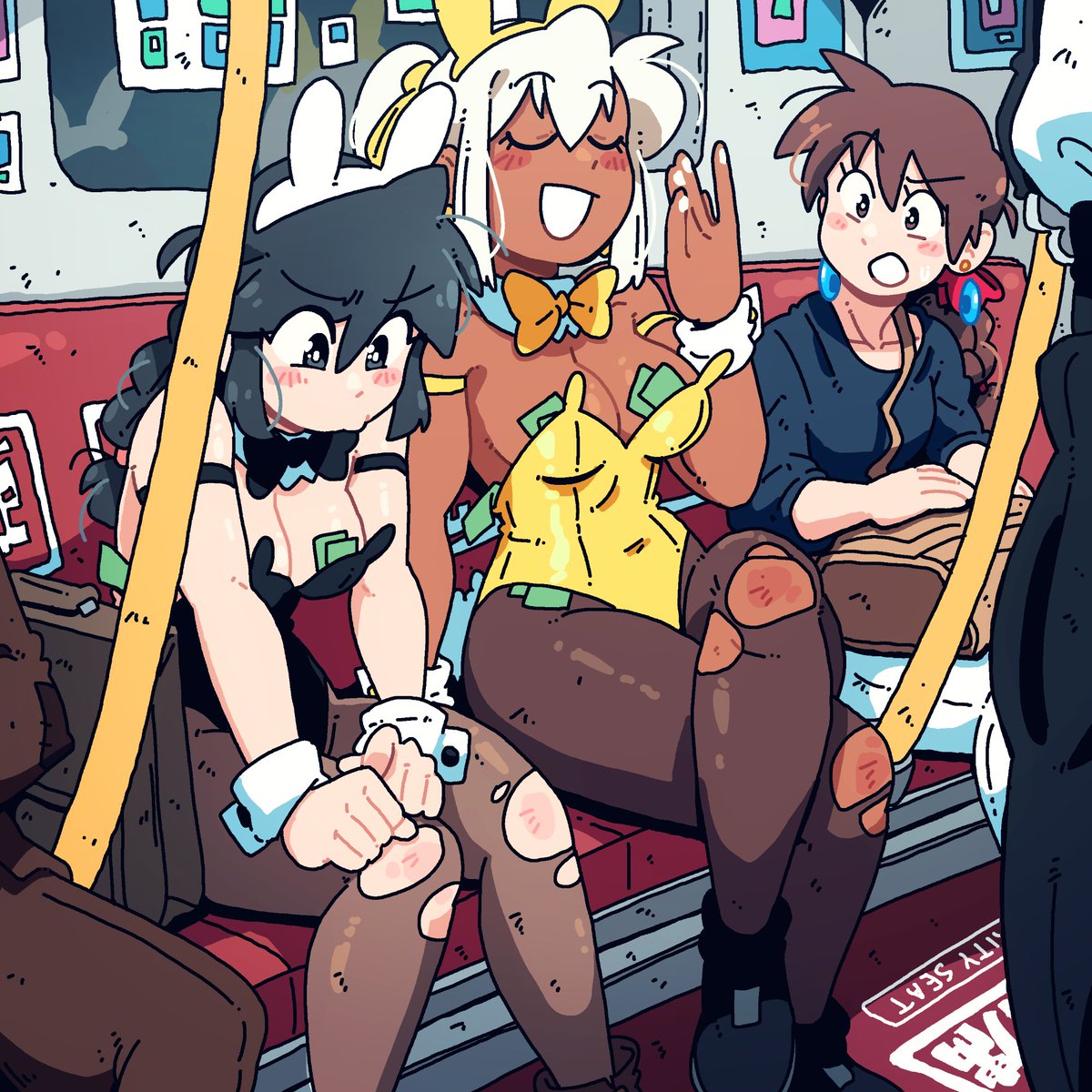 girls on a train