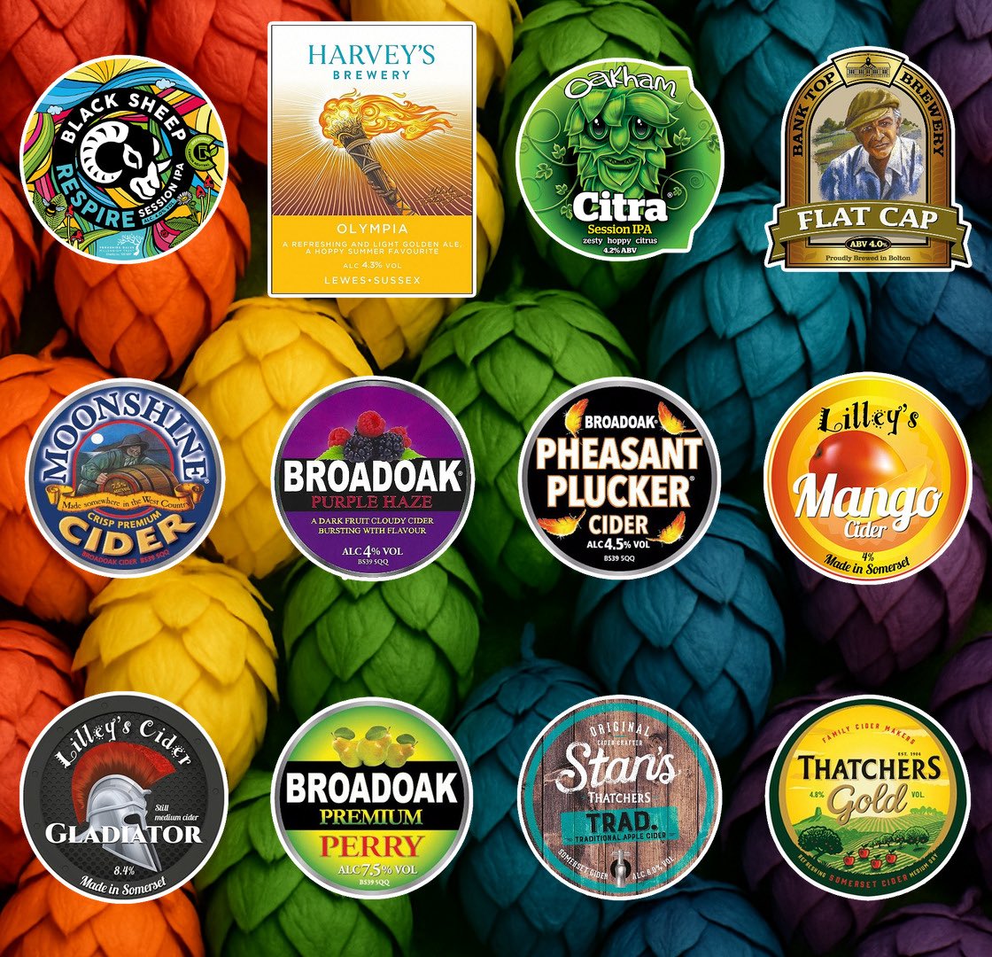 Beer Board: goo.gl/wdNYZ8
<a href="/BlackSheepBeer/">Black Sheep Brewery</a> <a href="/Harveys1790/">Harvey's Brewery</a> <a href="/OakhamAles/">Oakham Ales</a> <a href="/BankTopBrewery/">Bank Top Brewery</a> <a href="/FetchTheDrinks/">Fetch The Drinks</a> <a href="/lilleyscider/">Lilley's Cider</a> <a href="/thatchers_cider/">Thatchers</a> 
#RealAleFinder