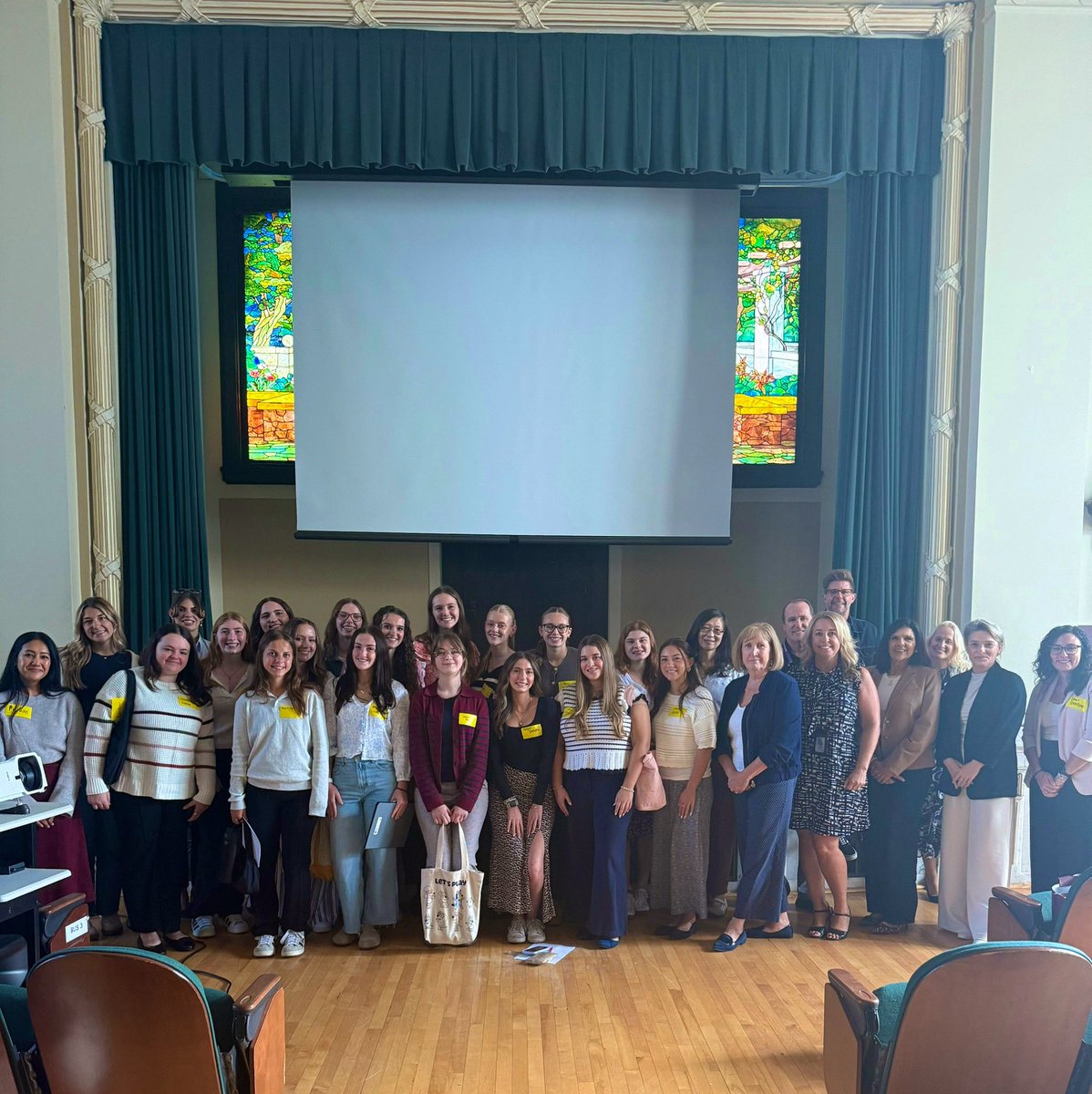 This morning we welcomed our new cohort of pre-practicum students from Roger Williams University <a href="/myrwu/">Roger Williams University</a>. Thank you to our amazing <a href="/BWRSD/">Bristol Warren Regional School District</a> elementary principals for being there to support and answer questions. Looking forward to continuing this excellent partnership. Our future
