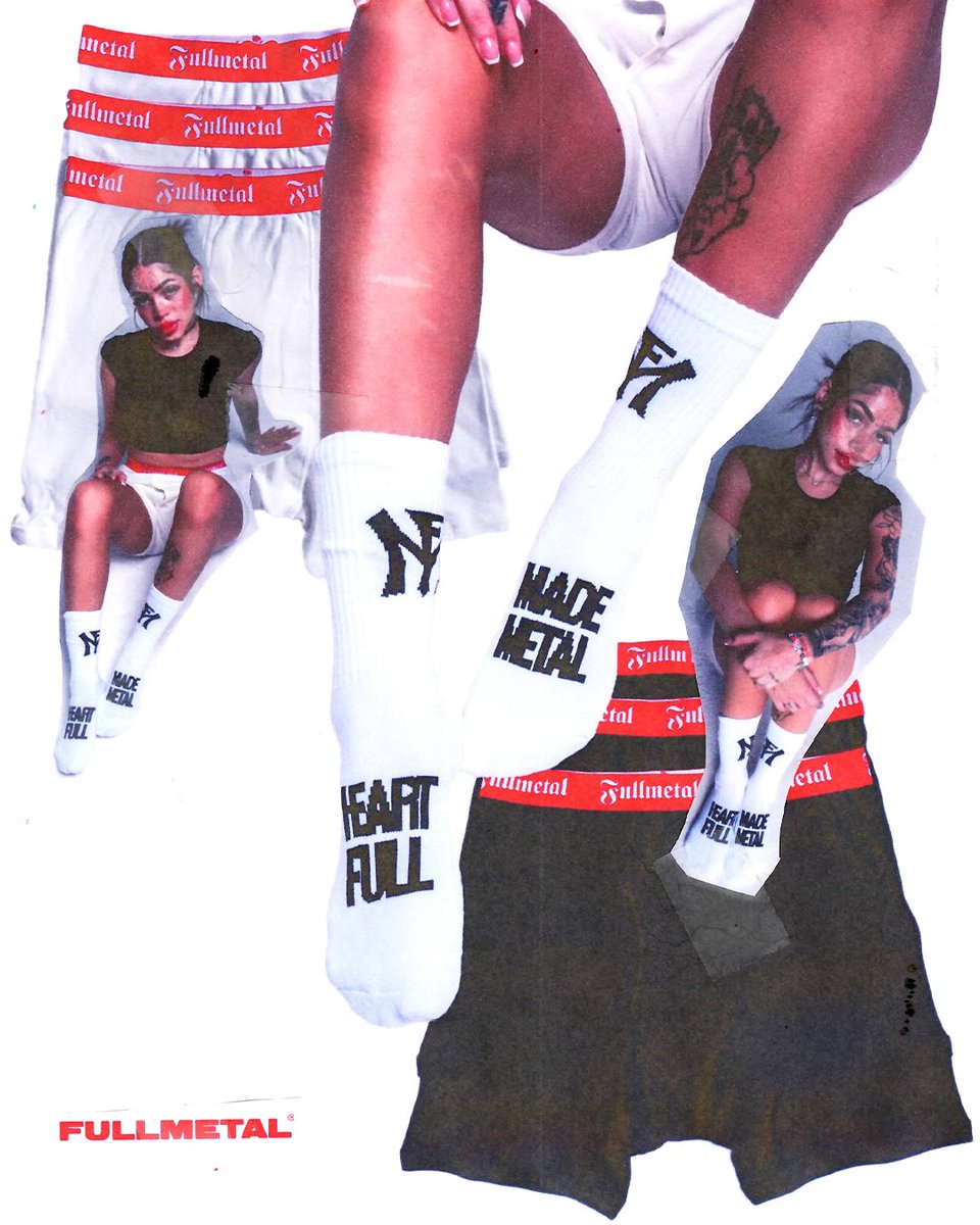 fullmetalco's tweet photo. Don’t forget Oct 3rd‼️
Fullmetal is back with our new socks and underwear. https://t.co/d9354z4Ryn

We all have heartmade Fullmetal. https://t.co/m2MKMWV3en