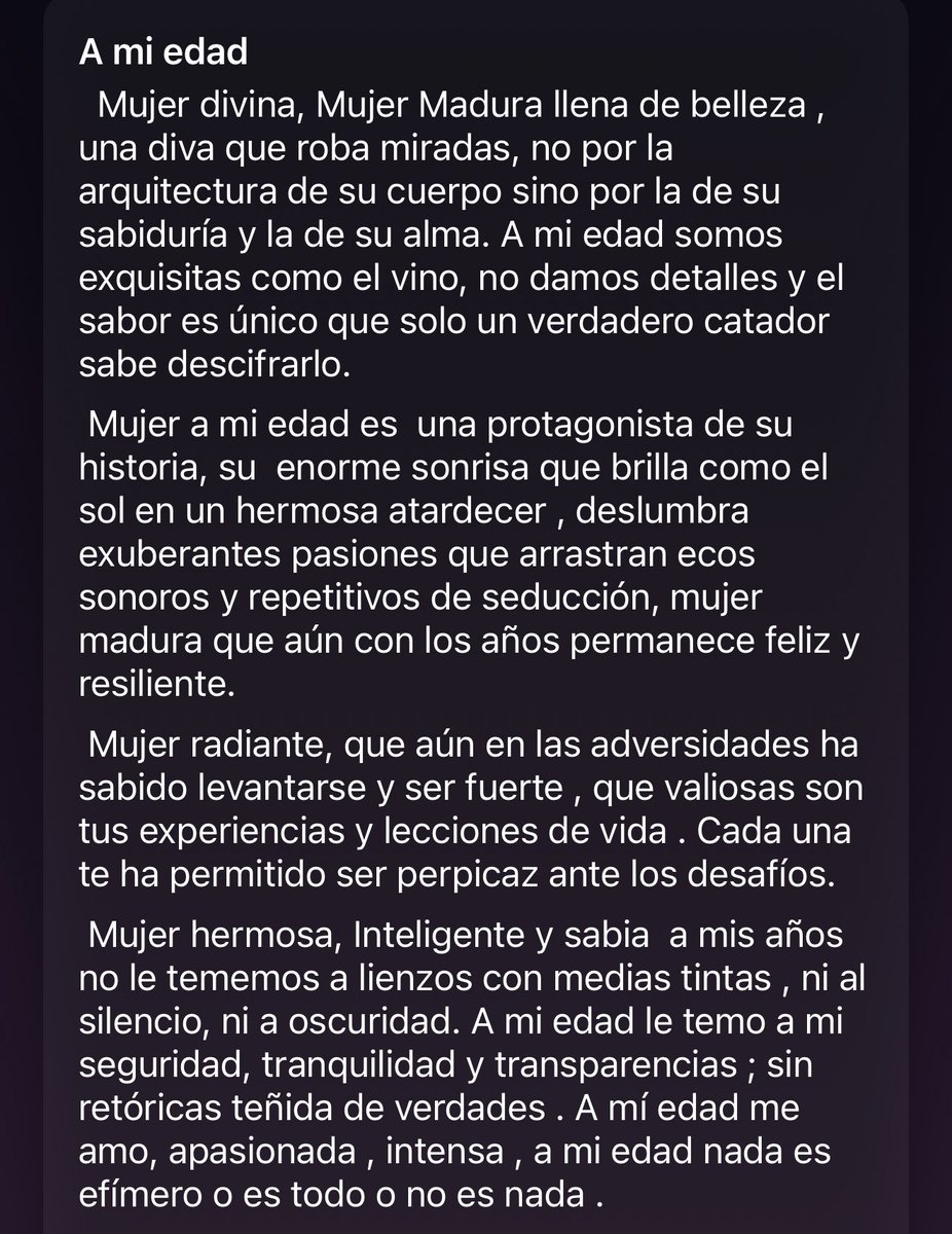Anamar4411's tweet photo. A mi edad #mujer #40 #poema #letras #Bendiciones https://t.co/ddLxw0OFUQ